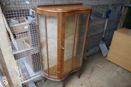 Two Retro glass fronted display cabinets