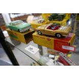 Dinky 148 Ford Fairline and Dinky 114 Triumph Spitfire