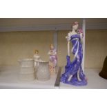 A Royal Worcester Ltd Edit figure of Spirit of Sumer and sundry