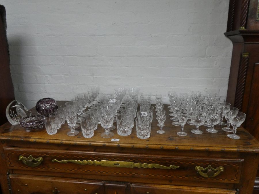 A quantity of mainly drinking glasses by Stuart and others - Image 2 of 4