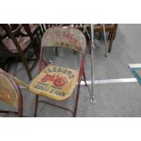 Painted folding chair