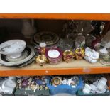 A selection of china and figures, to include Doulton, etc