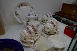 A Royal Albert Lavender Rose tea set for 6