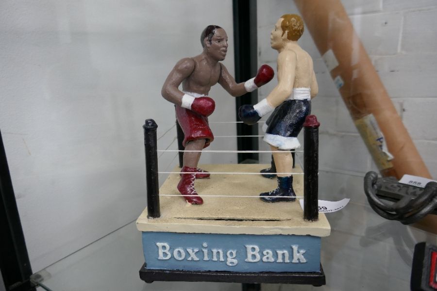 Boxing ring money box