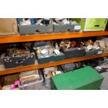 Four boxes of mixed china to include figurines, Phoenix china, collection etc