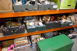 Four boxes of mixed china to include figurines, Phoenix china, collection etc