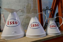 Three Esso jugs