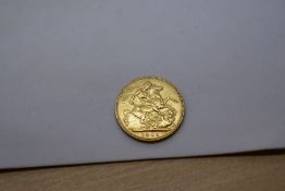 22ct gold Full Sovereign, dated 1905, Edward VII and George and the Dragon