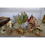 Enchanitca, a quantity of mystical dragons and figures by Holland Studio craft