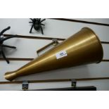 Brass megaphone