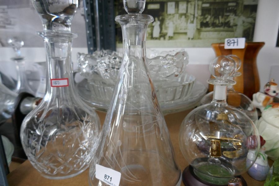 Selection of glass and chinaware including Waterford crystal, novelty salt and pepper pots, etc - Image 4 of 4