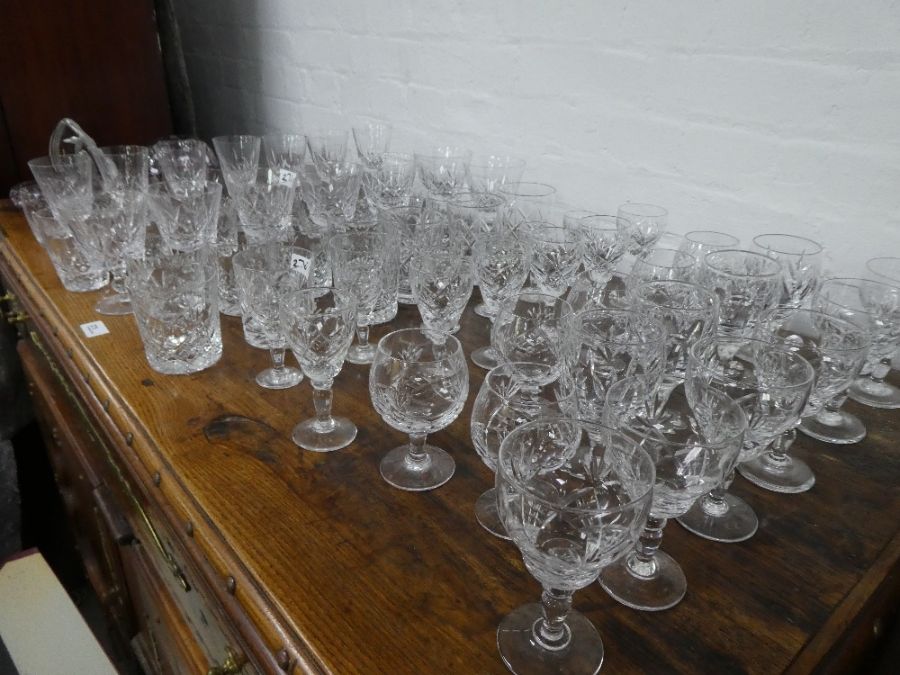 A quantity of mainly drinking glasses by Stuart and others - Image 3 of 4