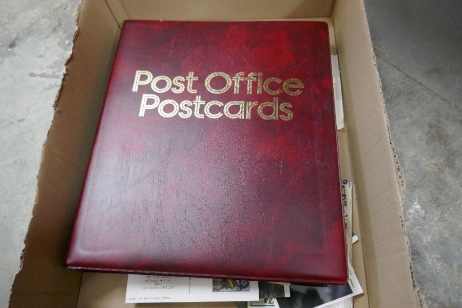 Box of Post Office cards in albums and some loose - Image 6 of 9