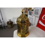 Gold Moroccan lantern