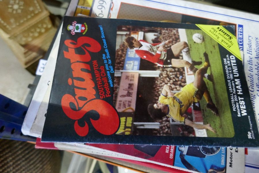 Southampton Football programmes 1971 onwards, and a small quantity of books - Image 2 of 3