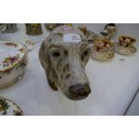 Large Spaniel (dog) head bust by Lladro, finished in matt glaze