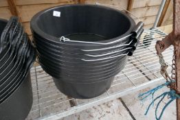 10 x horse feeder buckets