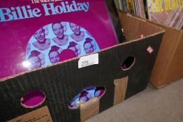 Two large boxes of vintage LPs including Jazz, 60's etc