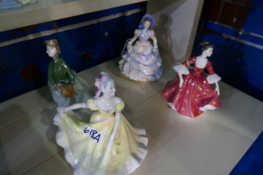 A collection of 9 Royal Doulton ladies to include Alexandra, Grace, Nanette, etc - Image 4 of 6