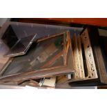 Box of mainly silver plated picture frames