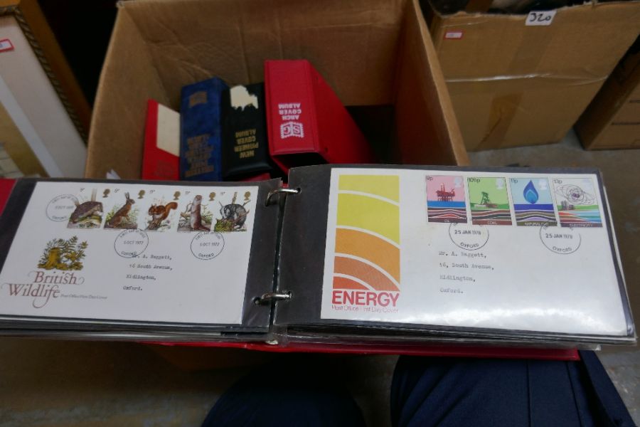 A box of GB First Day Covers and PHQ cards, in 6 albums - Image 2 of 4