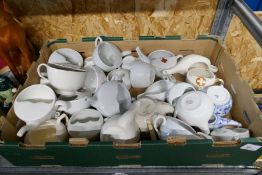 A box of various teapot feeders