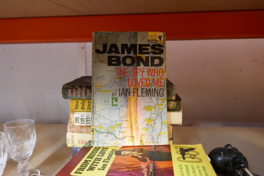 A selection of various hard back books, Ian Fleming's James Bond books, Pan and book club - Image 6 of 6