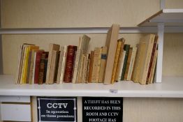 A selection of books, as per images, to include antique and later, French first edition books