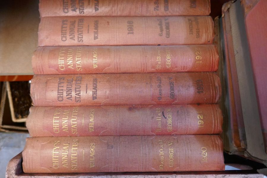 A quantity of leather bound volumes mostly on Law - Image 5 of 8