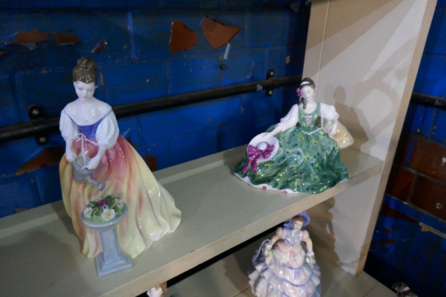 A collection of 9 Royal Doulton ladies to include Alexandra, Grace, Nanette, etc - Image 6 of 6