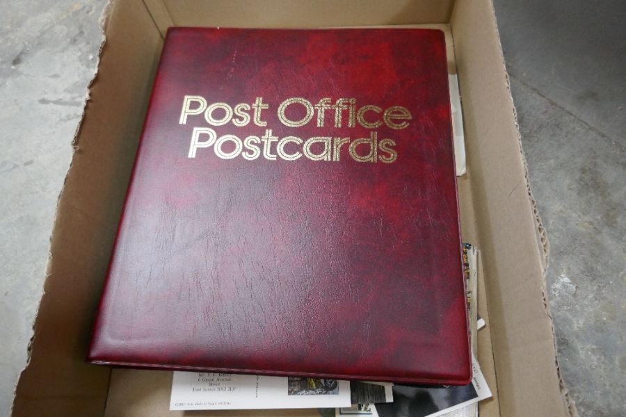 Box of Post Office cards in albums and some loose - Image 6 of 19