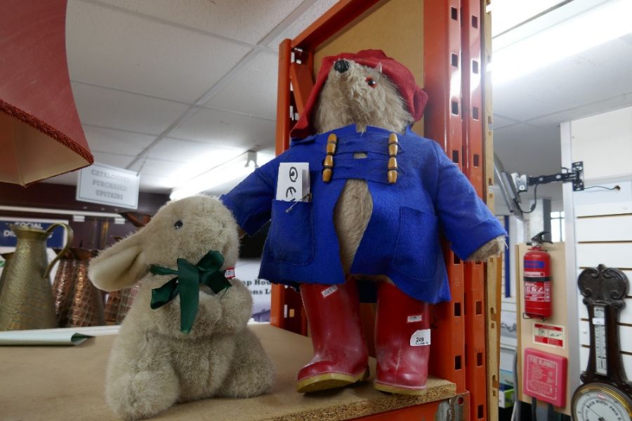 A Paddington Bear, Limited Edition Harrods bear backpack and a Harrods Bunny Rabbit - Image 2 of 6