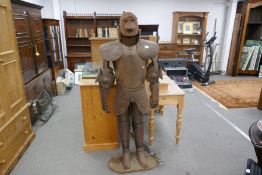 Vintage Suit of Armour on plinth with sword