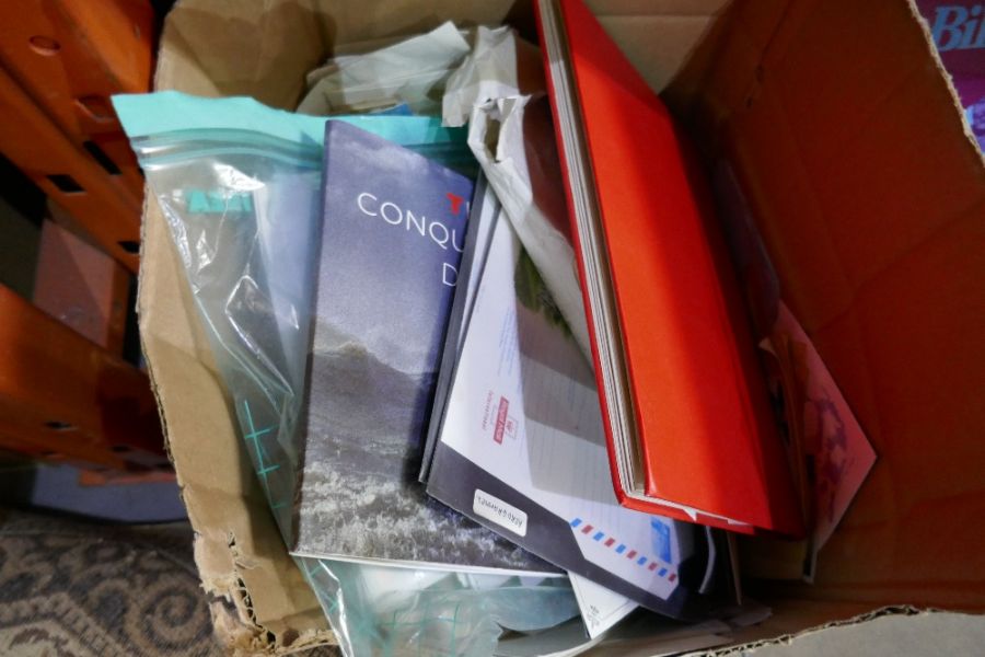 Box of mixed stamps, stock books etc - Image 16 of 19