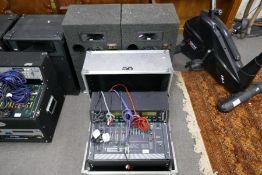 Numark Mac-50 mixing unit with 8812 linear phase speakers (pair)