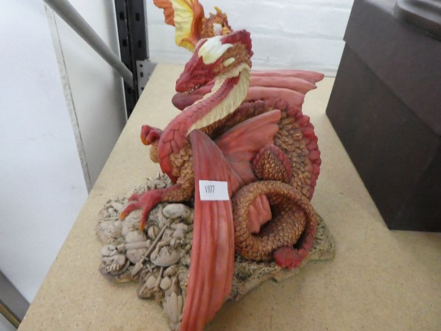 Enchantica, a quantity of mystical dragons and figures by Holland studio craft including ' The Adven - Image 8 of 9