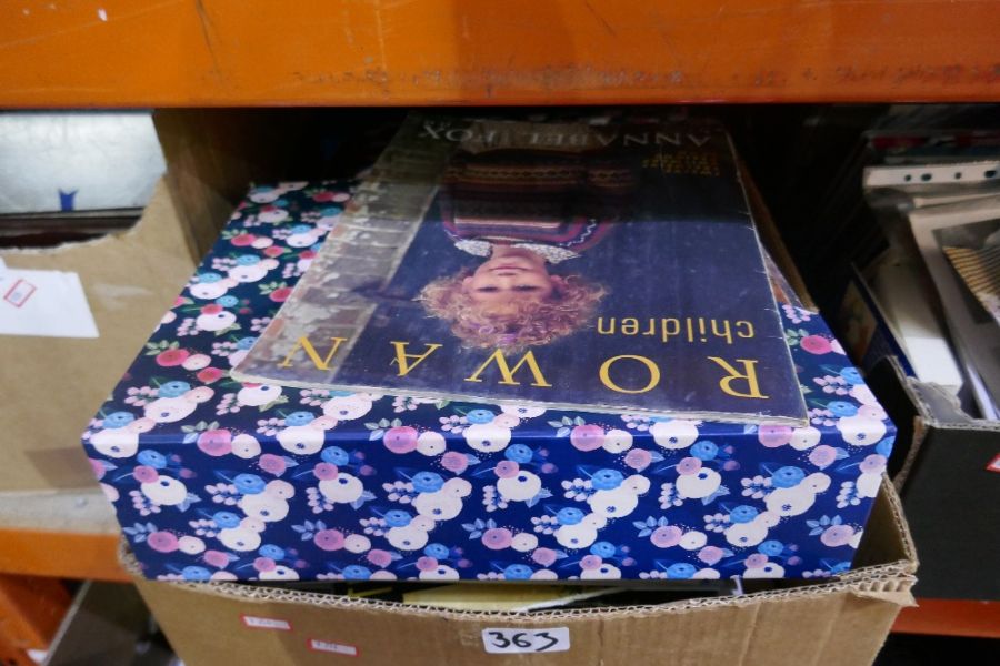 Two boxes of knitting patterns and books relating to the same - Image 4 of 11