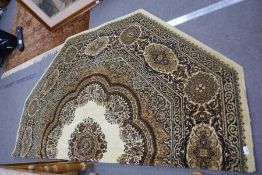 Very large octagonal rug