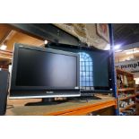 Large Panasonic Viera flat screen TV and a smaller example