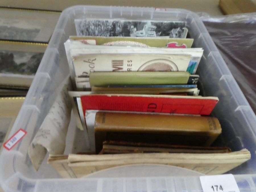 Two boxes of vintage ephemera, books, Illustrated London News, etc - Bild 2 aus 4