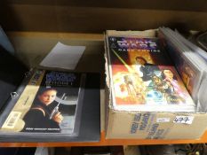 A box containing limited edition signed Star Wars books, comics and magazines, etc