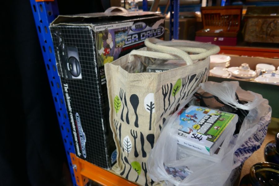 Boxed Sega Megadrive and two bags of Playstation and Nintendo games - Image 3 of 3