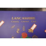 A Cricket autograph book from the 1980s - Lancashire C.C.C., including a large number of autographs