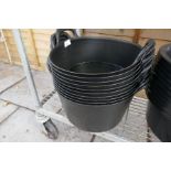 10 x 14 litre trug buckets