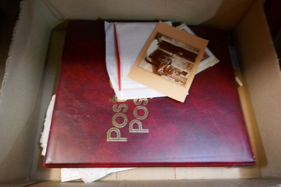 Box of Post Office cards in albums and some loose - Image 15 of 19