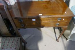 Mahogany canteen cutlery table