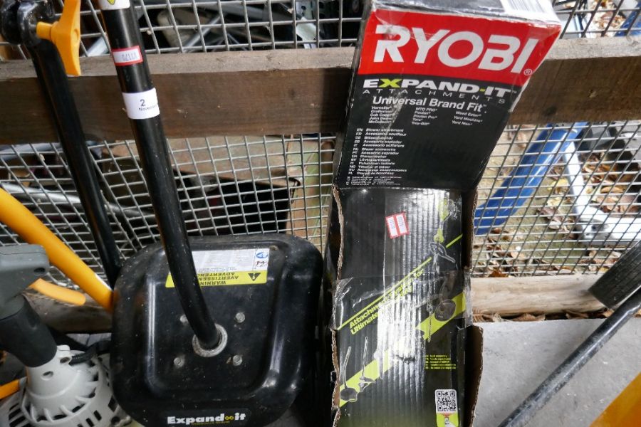 Petrol Ryobi multi-tool, with multiple attachments - Image 2 of 5