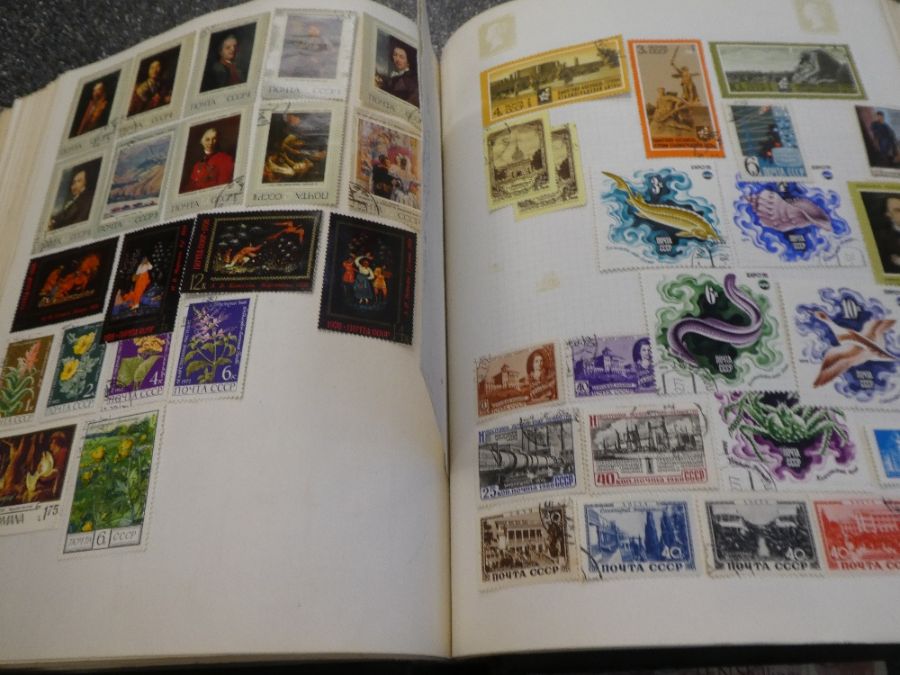 Three albums of GB and Worldwide stamps, including China and Russian, some Victorian examples, mainl - Image 5 of 5