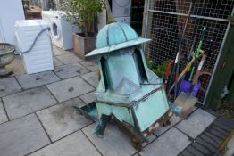 A pair of circa 1900 copper Ewarts, roof ventilators, (one A/F)