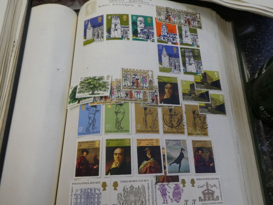 Three albums of GB and Worldwide stamps, including China and Russian, some Victorian examples, mainl - Image 4 of 5